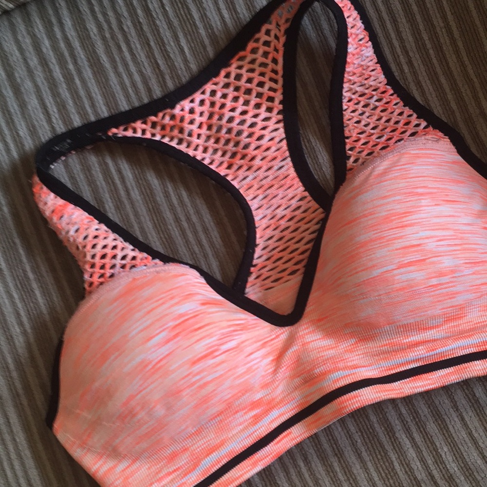 PINK padded sports bra